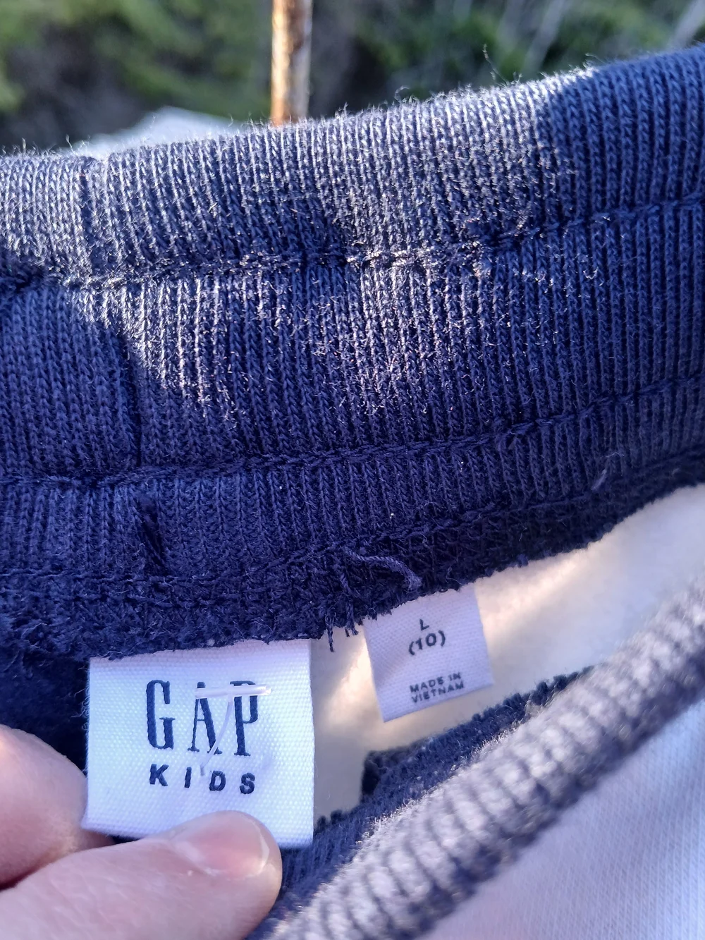 Gap Kids 1969 Paris Sweat Shorts American Patriotic Red White Blue Size  10-11